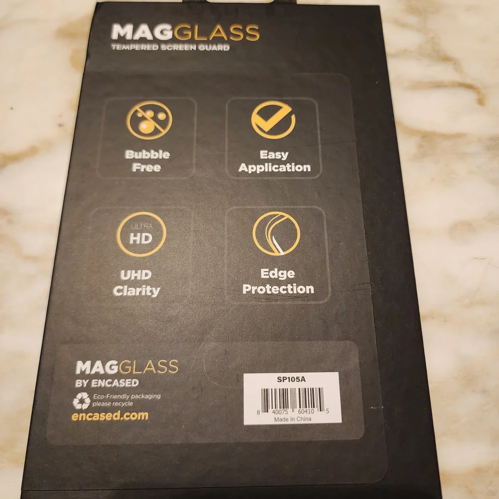 Tempered Screen Protector for Galaxy Note 10+ - Black